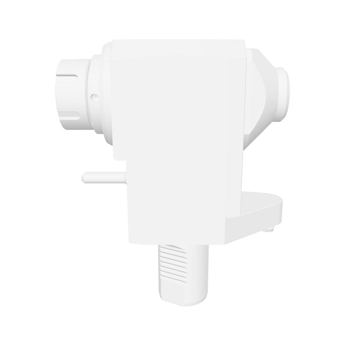 VDI 40, angled tool holder, flat coupling (~DIN 1809), with 80 bar internal cooling