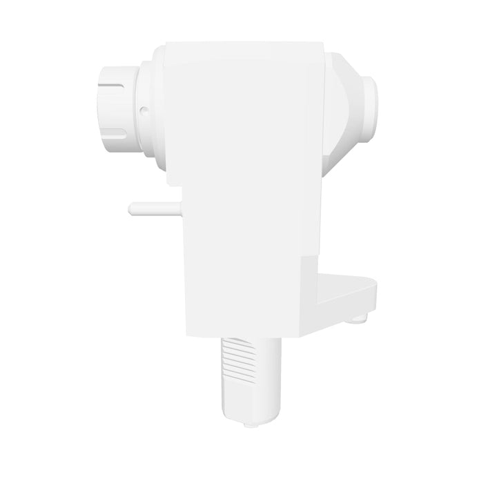 VDI 40, angled tool holder, flat coupling (~DIN 1809), with 80 bar internal cooling