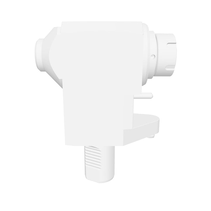 VDI 40, angled tool holder, flat coupling (~DIN 1809), with 80 bar internal cooling