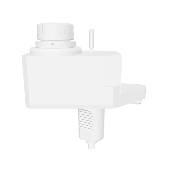 VDI 40, straight + offset tool holder, flat coupling (~DIN 1809), with internal cooling, 2:1 ratio