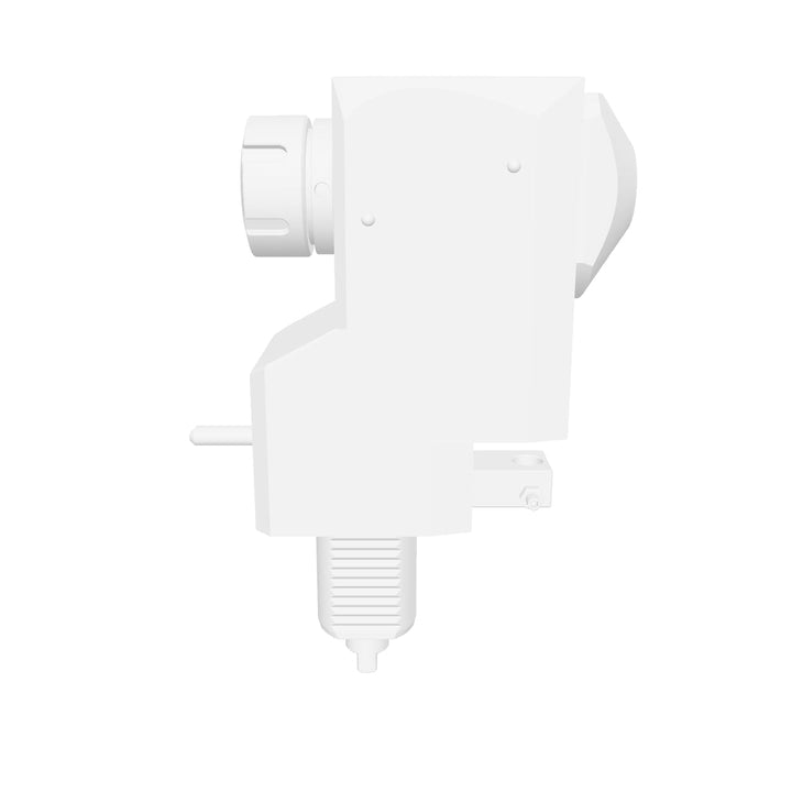 VDI 40, angled + offset tool holder, coupling DIN 1809, with internal cooling
